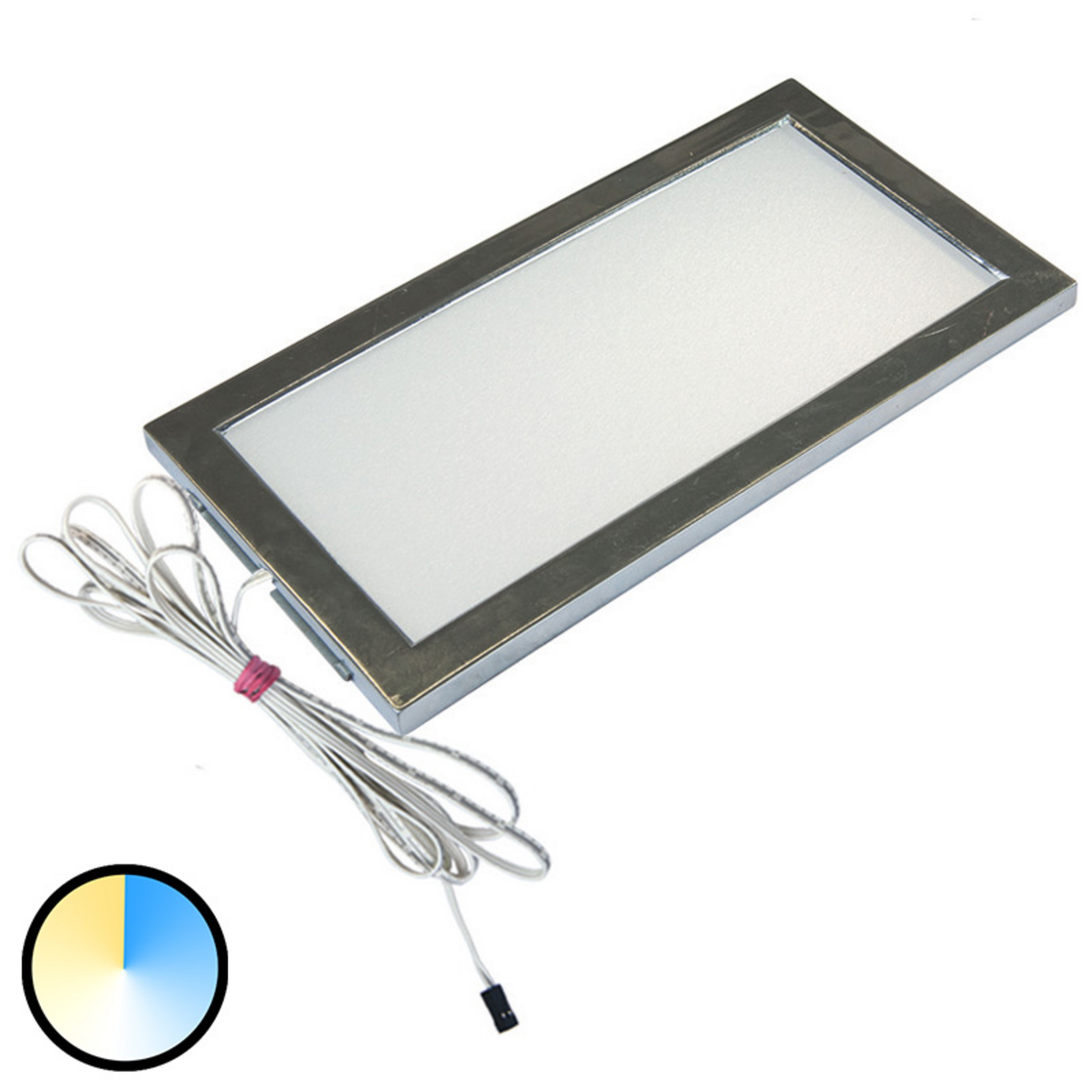 LED-Unterbaulampe Dynamic LED Sky, grau, 21 cm, CCT