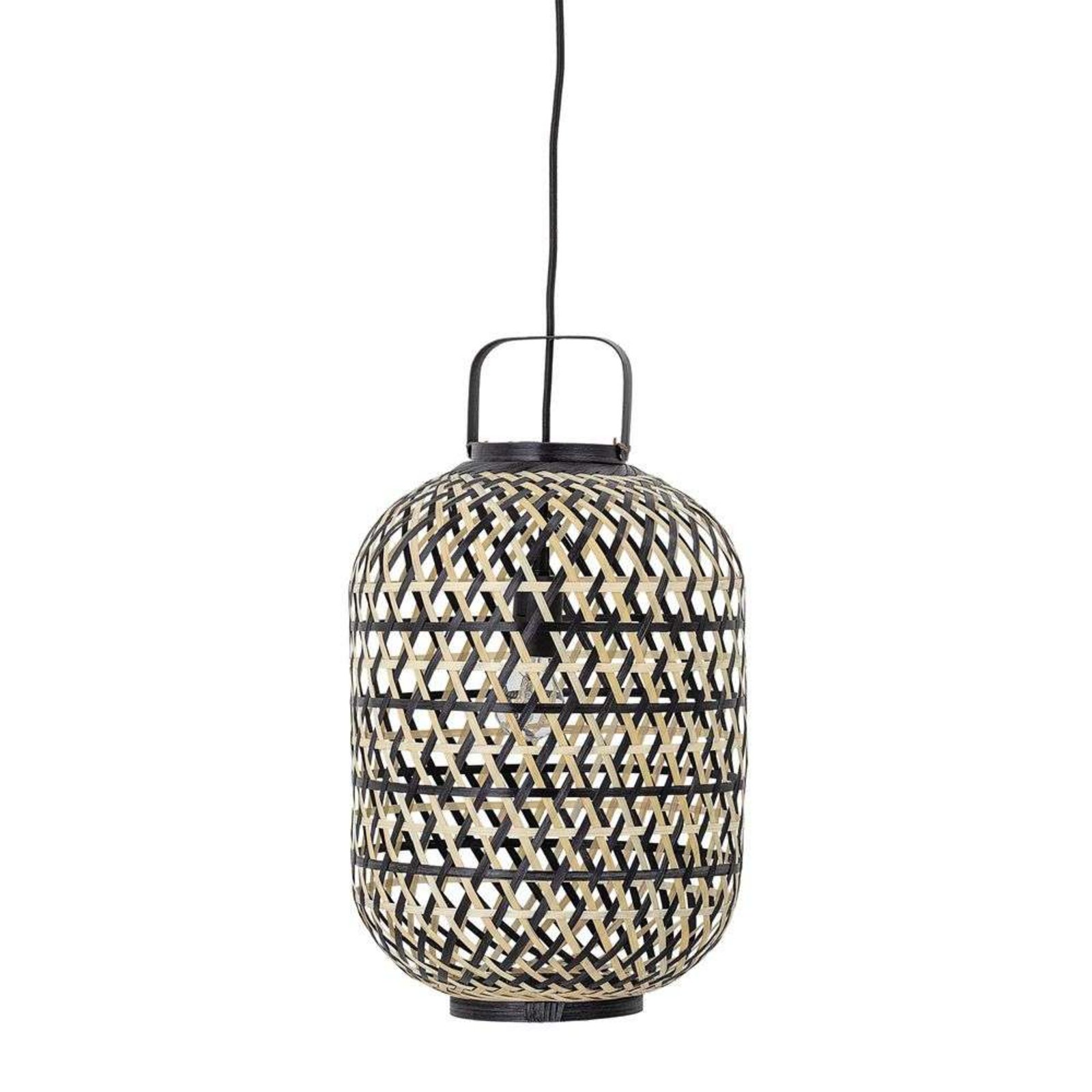 Sora Lantern Lámpara Colgante Black Bamboo - Bloomingville