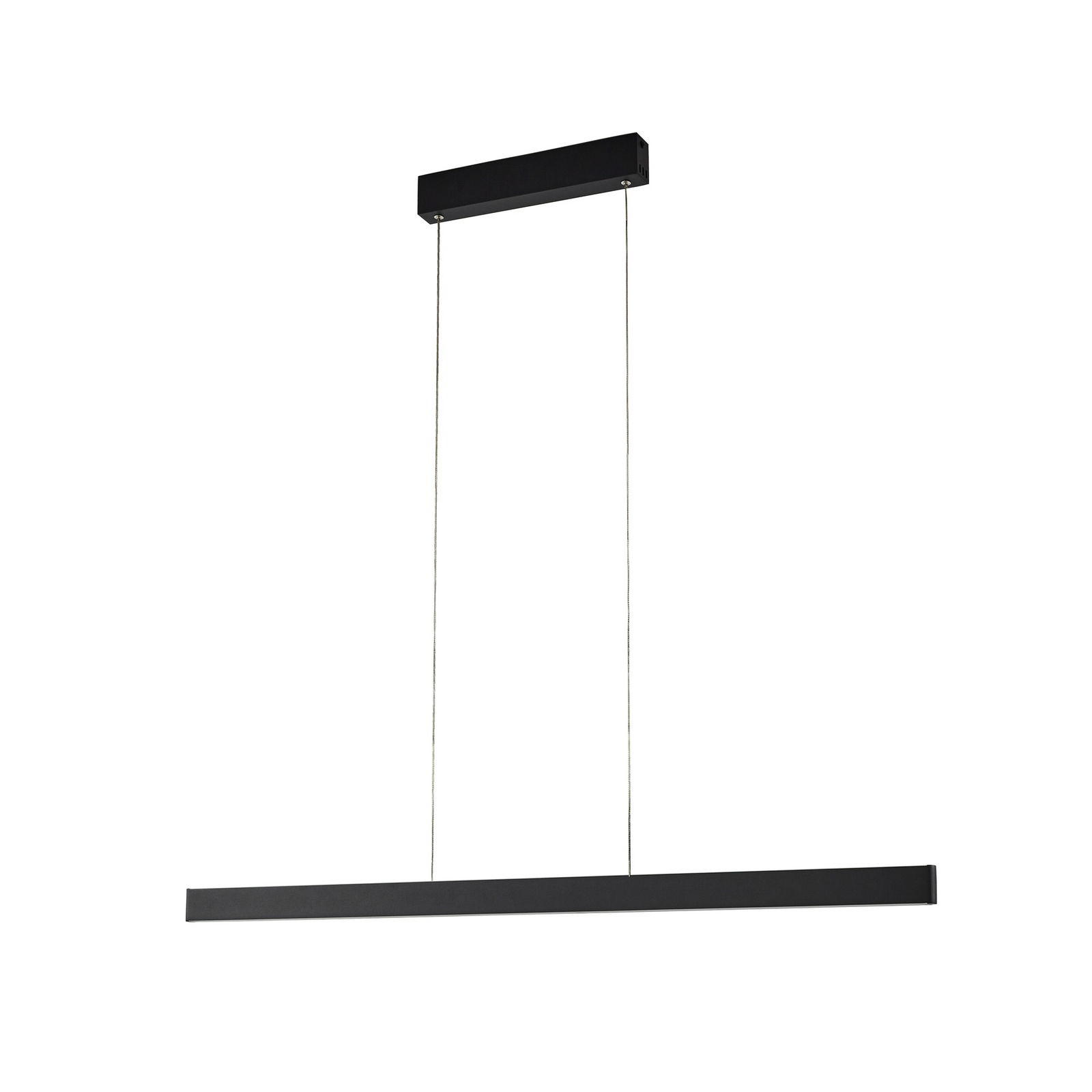 Candeeiro suspenso LED Lucande Smart Mylosh, preto, CCT, Tuya