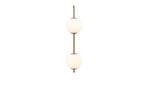 Audrey 2 Candeeiro Suspenso Brass/White Opal - UMAGE