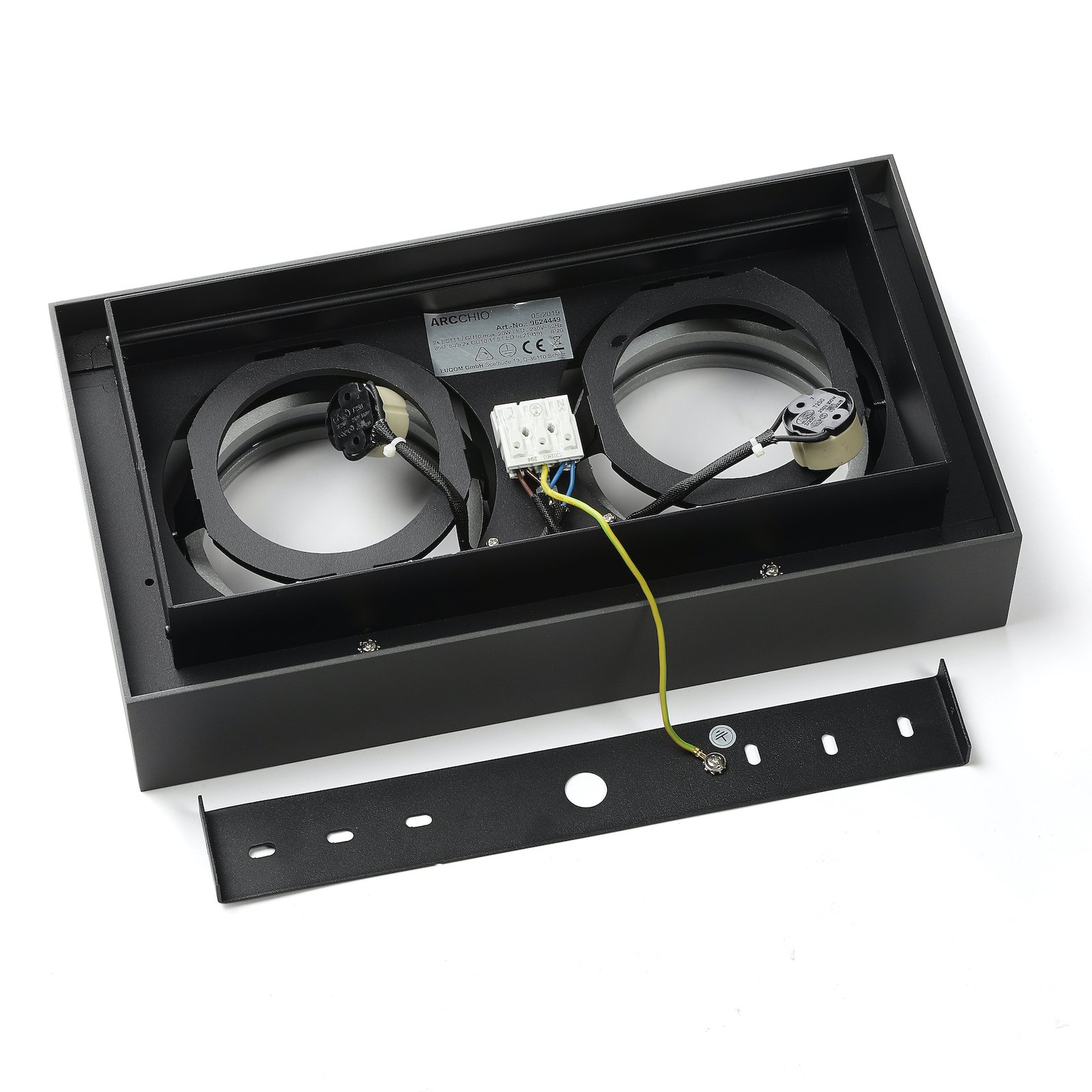Ronka 2 Stropní Lampa Dark Grey - Arcchio