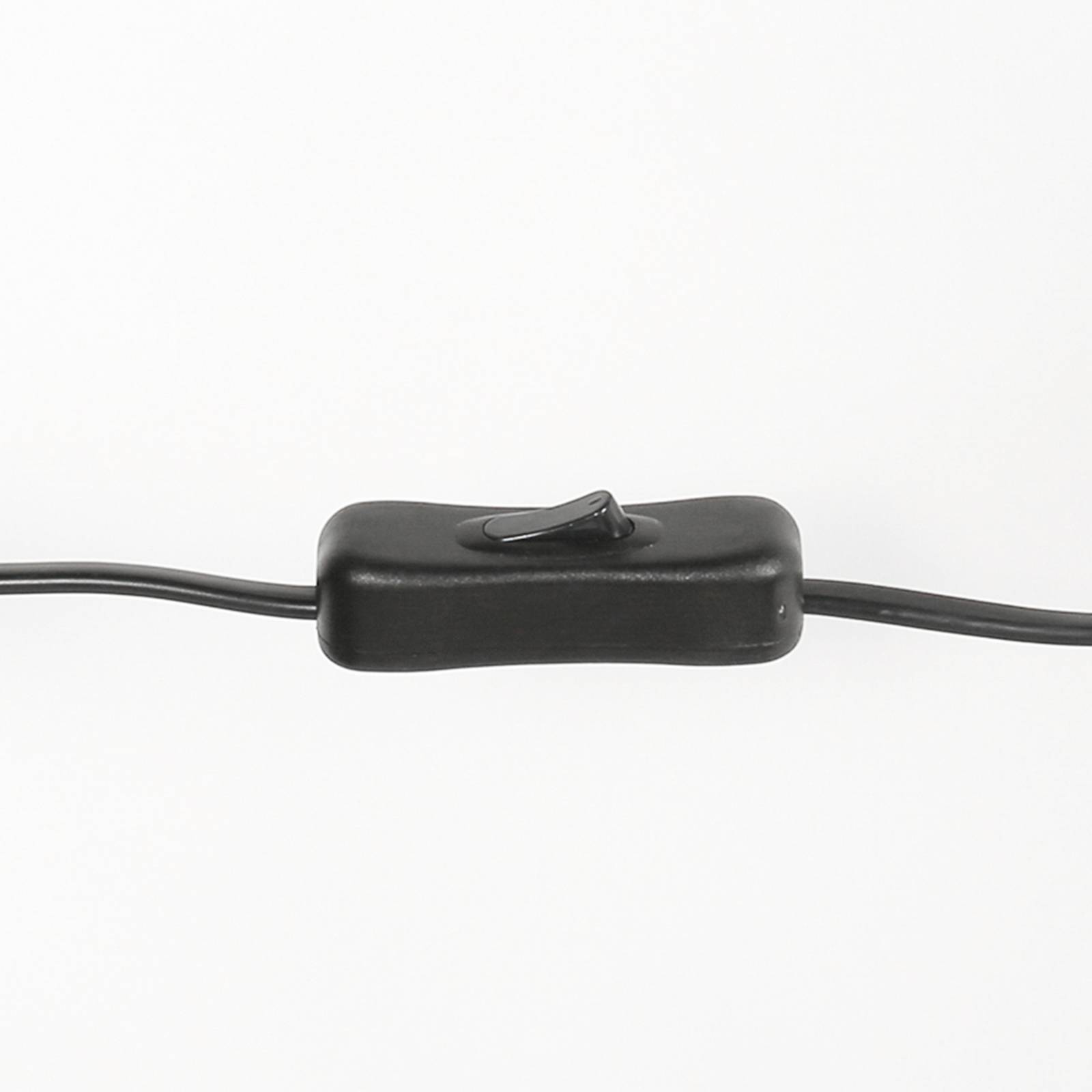  Steinhauer Tischleuchte Stang 4364zw, Schwarz/kork Braun, Höhe 55 Cm 