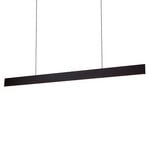 Gideon LED pendant light, up and down, black