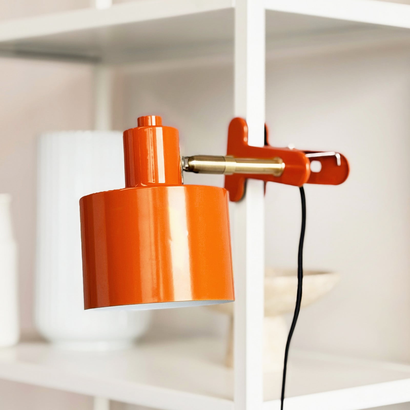 Ocean klemmelampe, orange, E14, metal Dyberg Larsen - Soveværelse - Skandinavisk - Rund