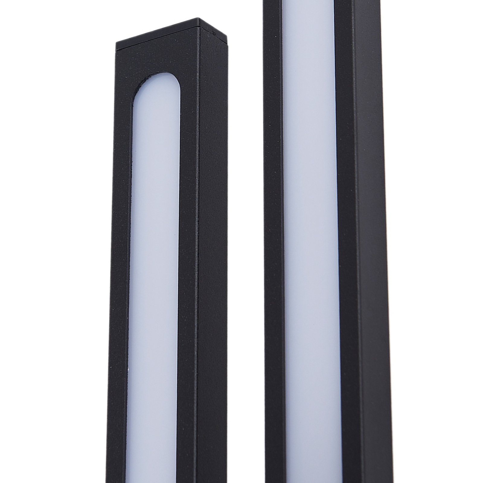 Sakari 2 LED Draußen Wandleuchte Schwarz - Lindby