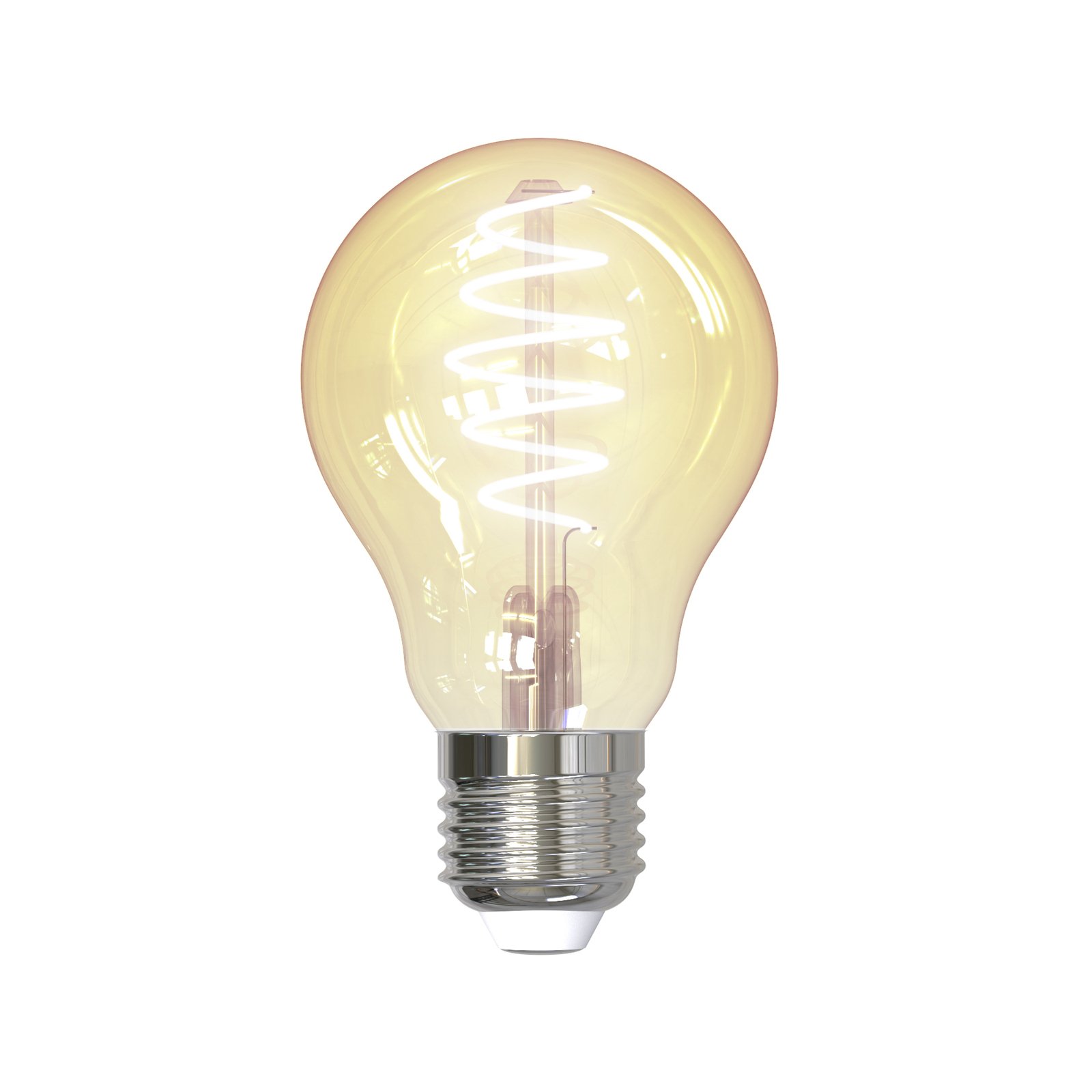 Smart LED-pære E27 A60 4,9 W WLAN ravgul