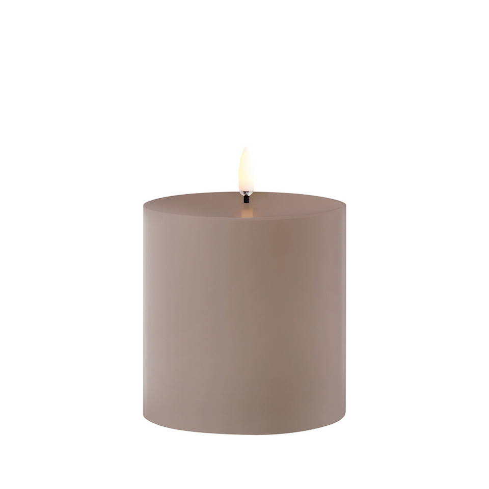 Uyuni Lighting LED-utomhusljus i cylinderform, beige från Uyuni Lighting