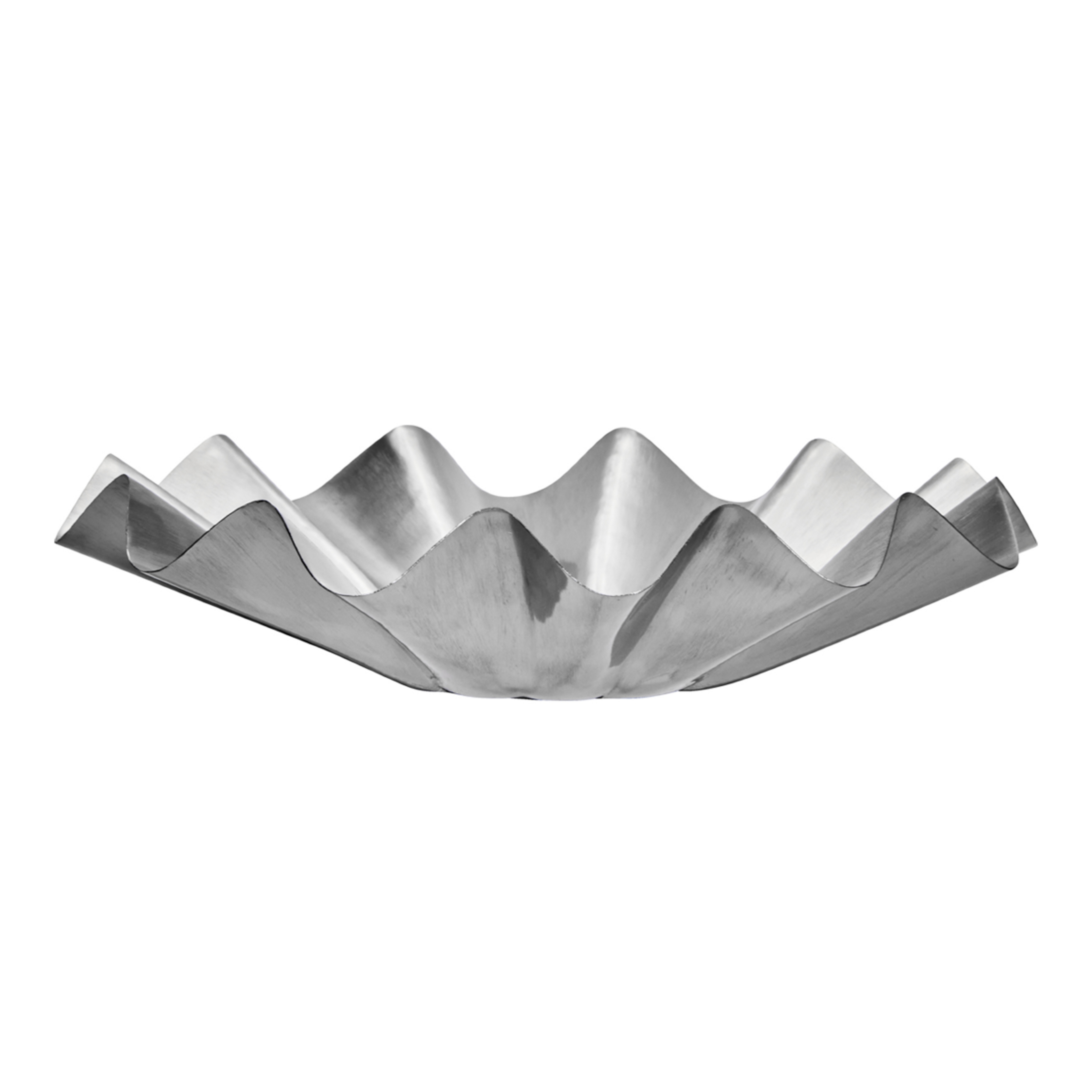 Flood schaal zilver geborsteld ijzer Ø 35 cm - House Doctor
