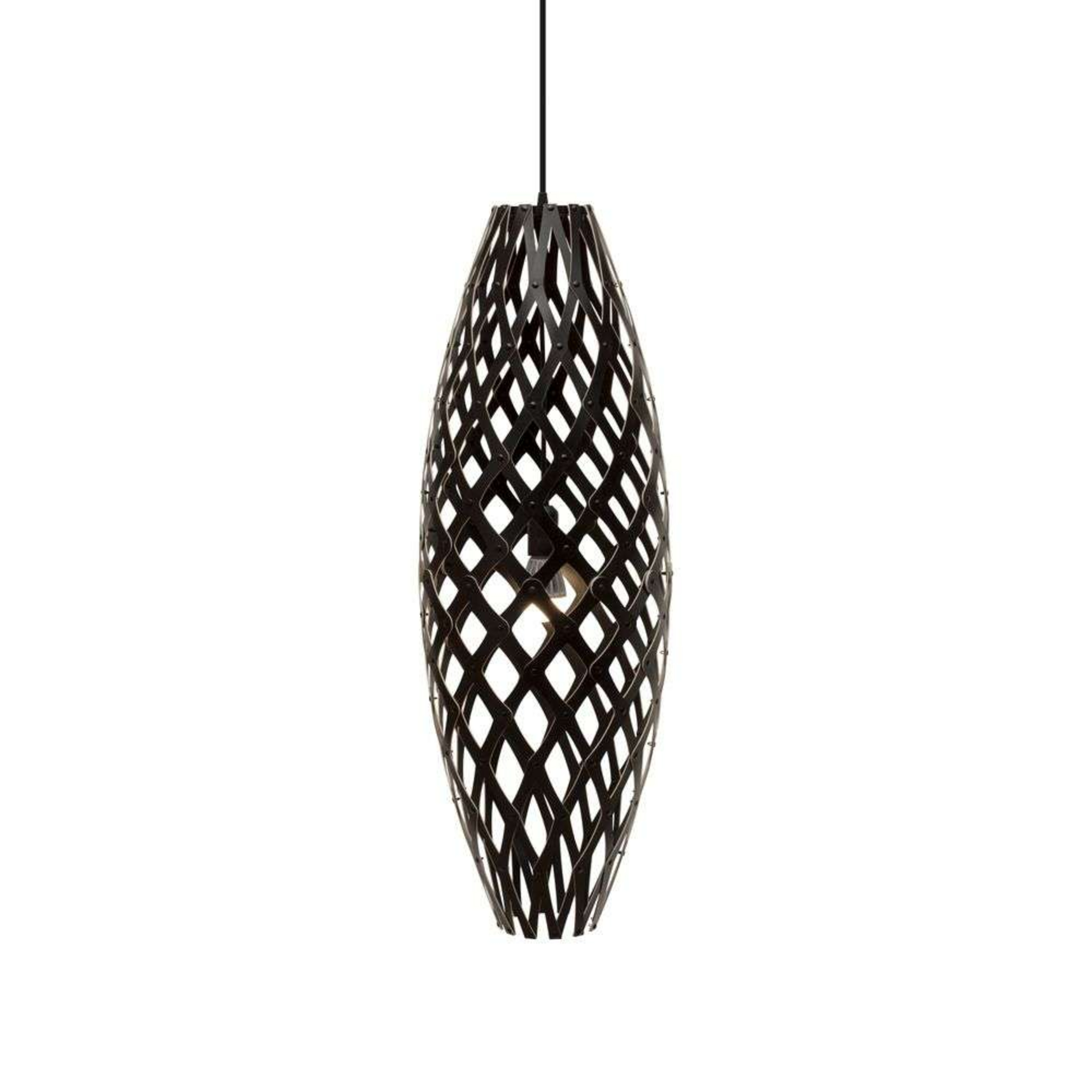 Hinaki Suspension H90 Noir 2 Côtés - David Trubridge