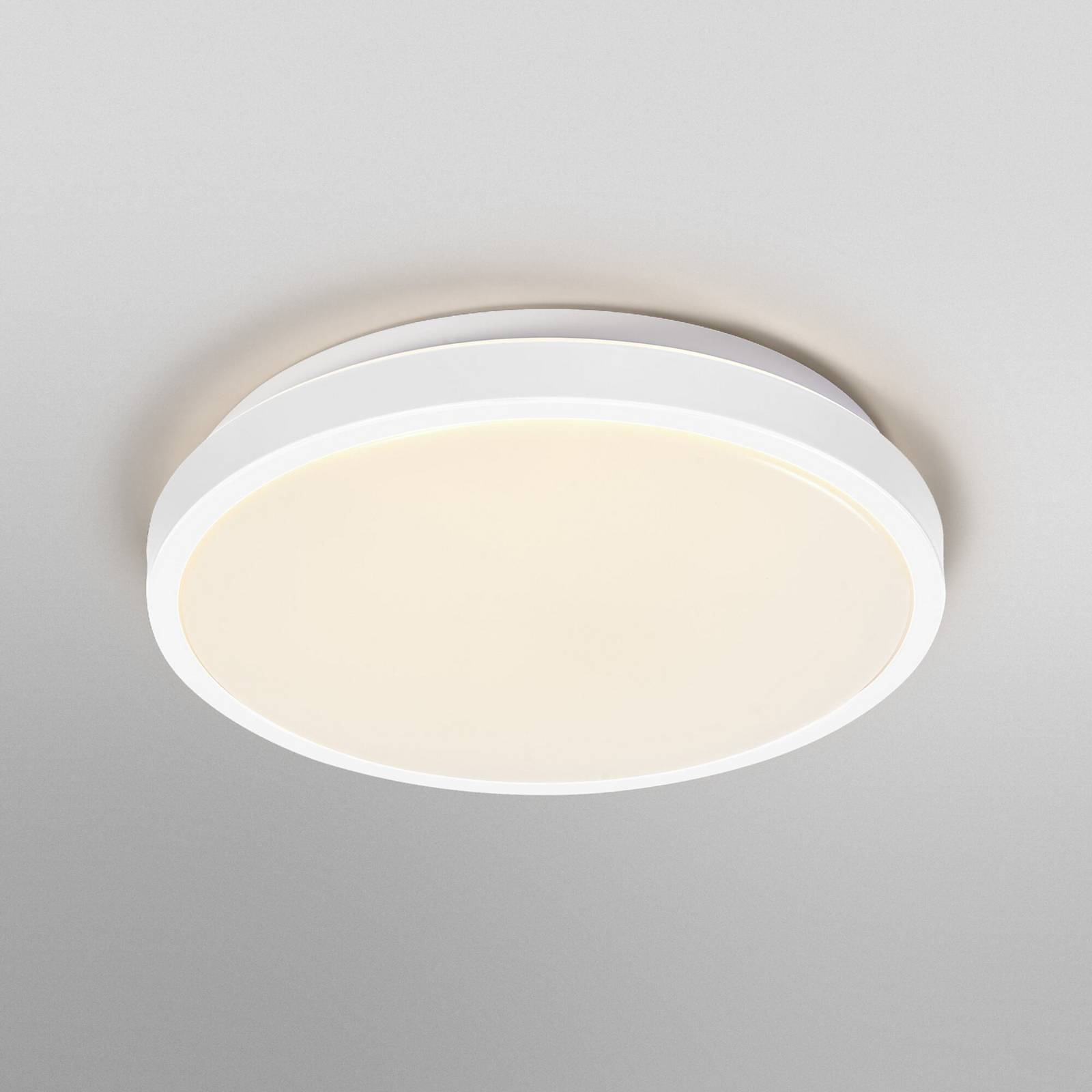 Lampa sufitowa LED OSRAM ORBIS LONDON, biała, Ø 28 cm, metal