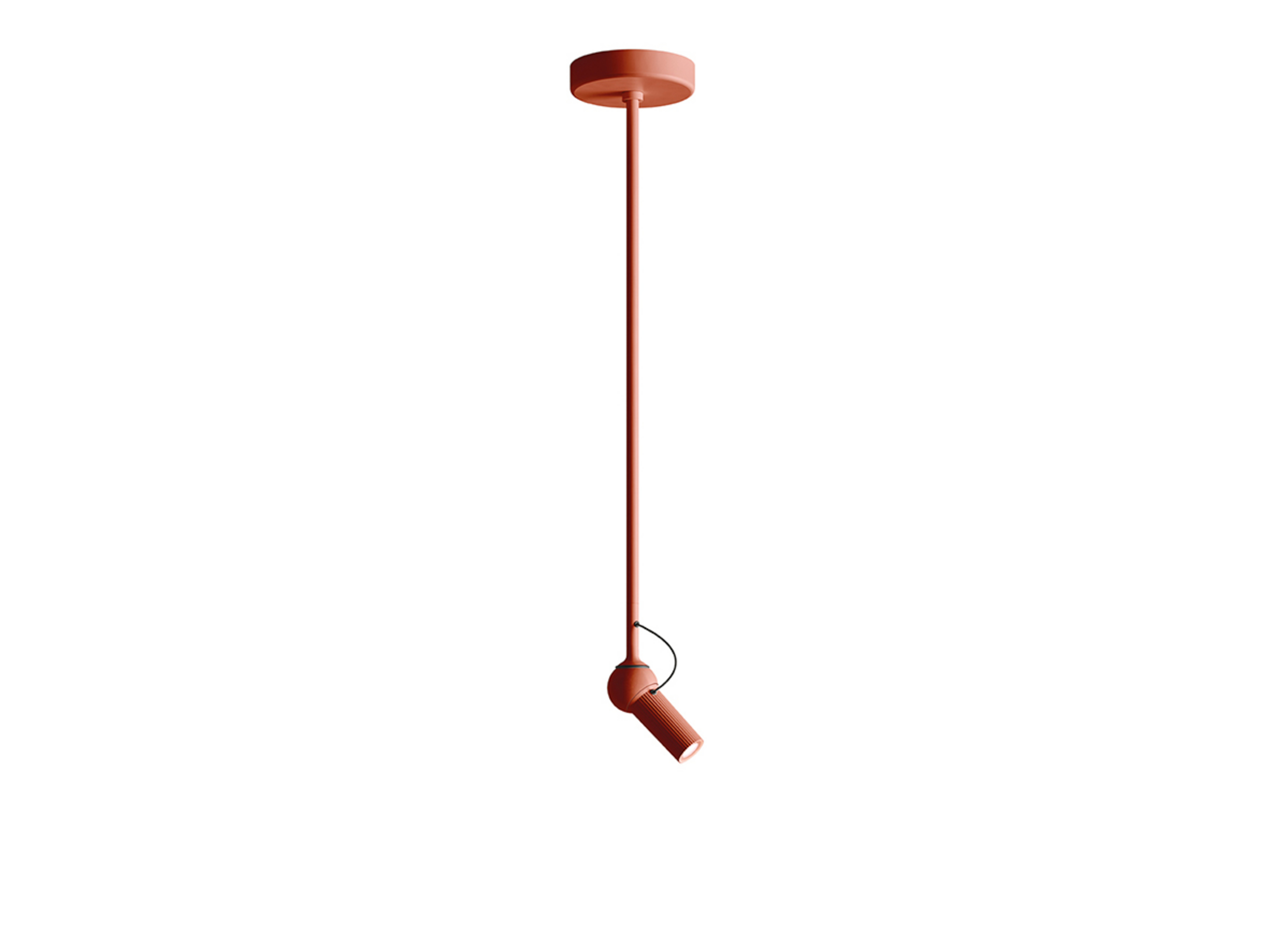 Bird Væg-/Loftlampe  m/2 Stænger H3,5+H20,5 Brick Red - KDLN