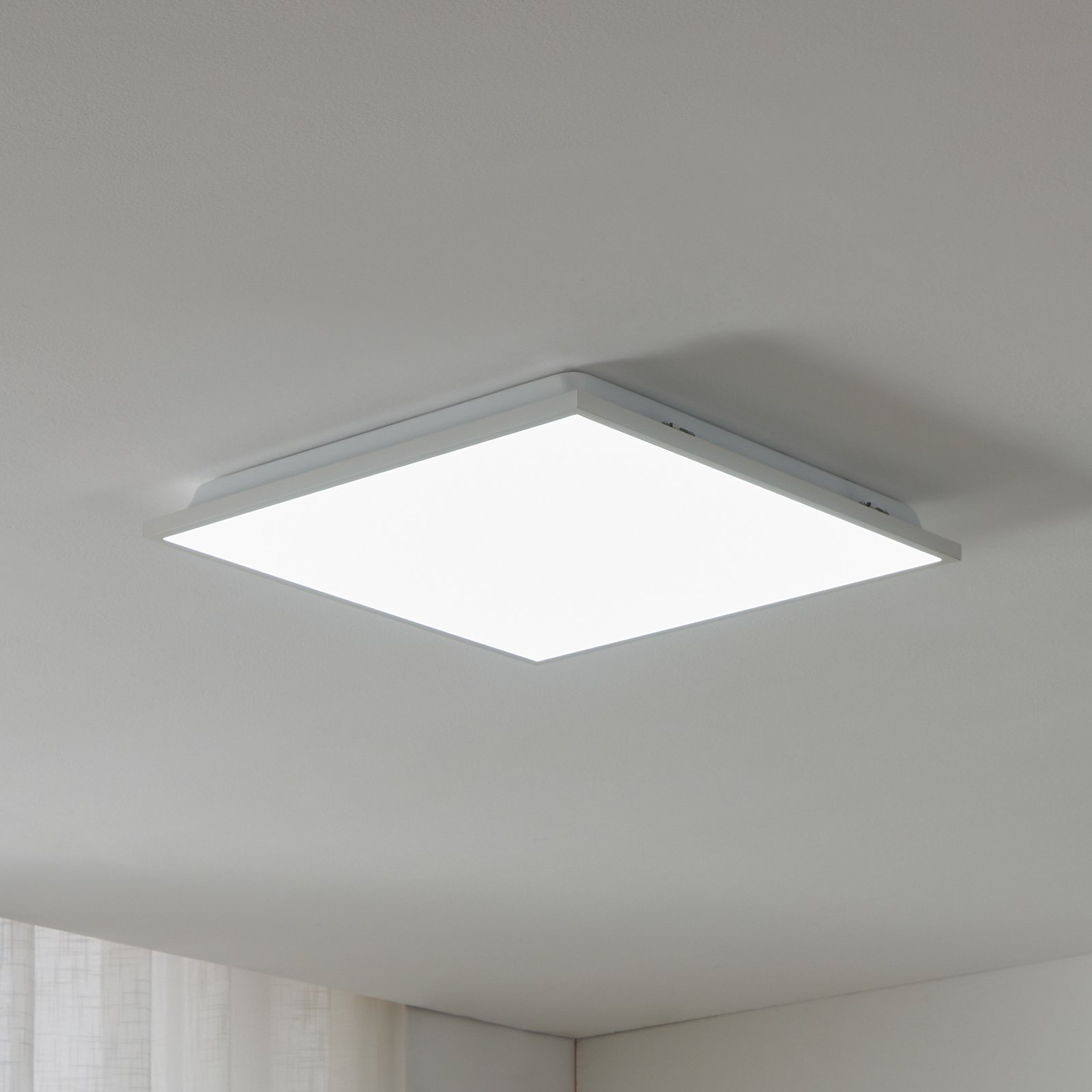 EGLO connect Herrora-Z loftslampe hvid, 45x45cm