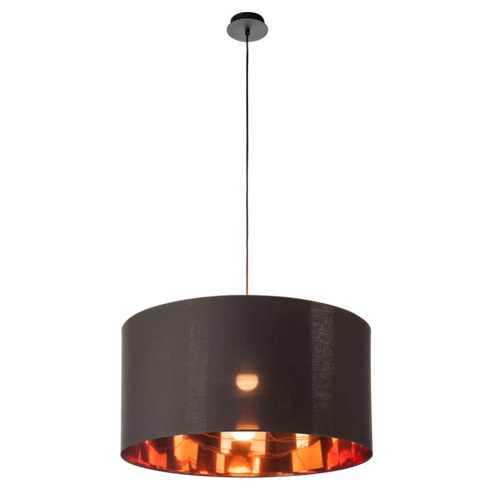 Fenda Závěsná Lampa Ø70 Black/Copper/Black - SLV