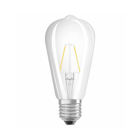 OSRAM LED lámpa E27 2,5W Rustica 827 átlátszó