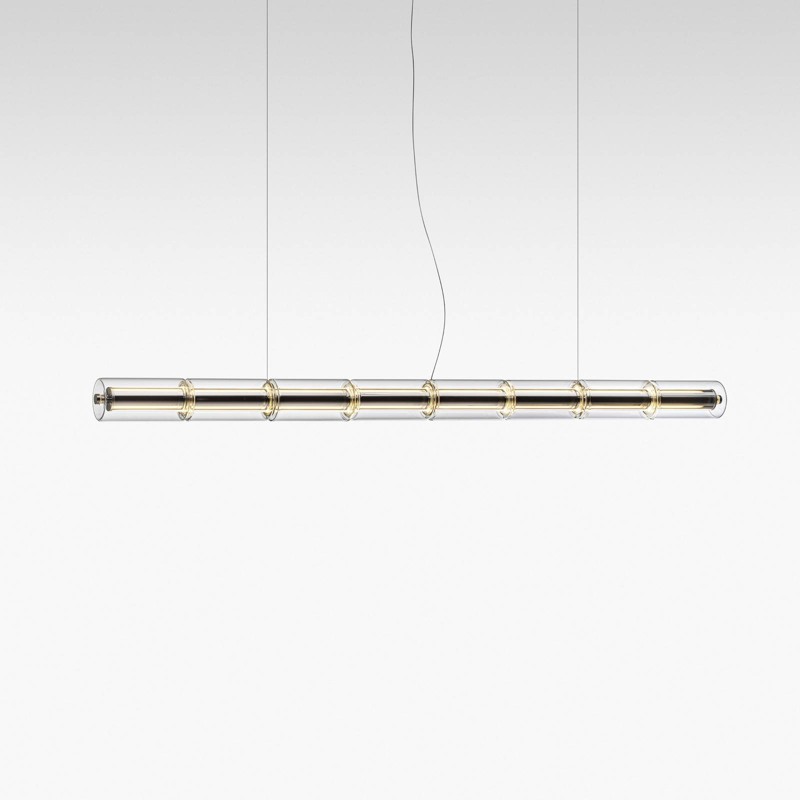FLOS LED závesné svietidlo LUCE CILINDRICA S1, sklo