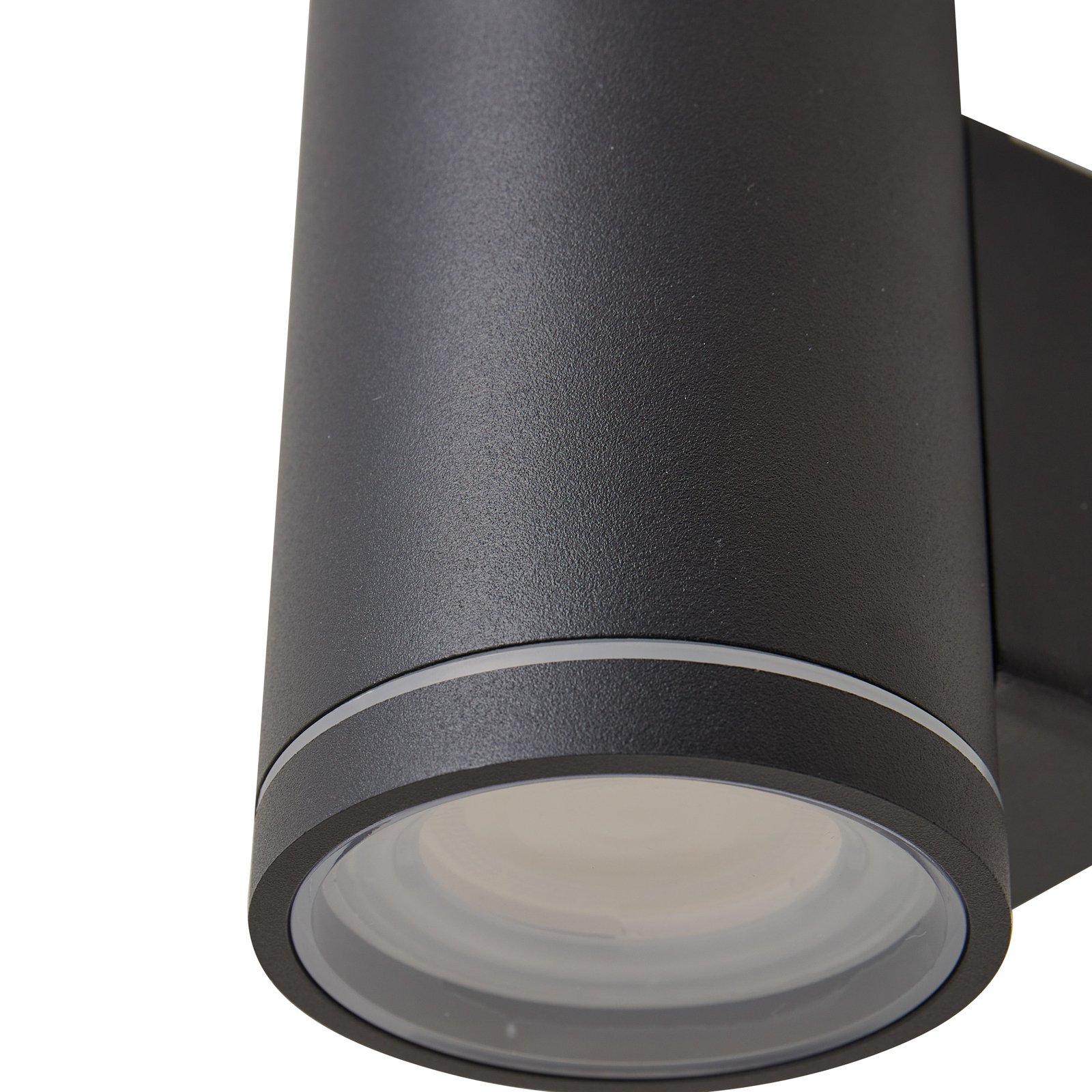 Valtin Smart LED Applique Murale d'Extérieur Noir - Lindby