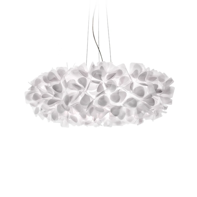 Slamp – Clizia Mama Non Mama Hängeleuchte, Ø78cm, weiß/klar