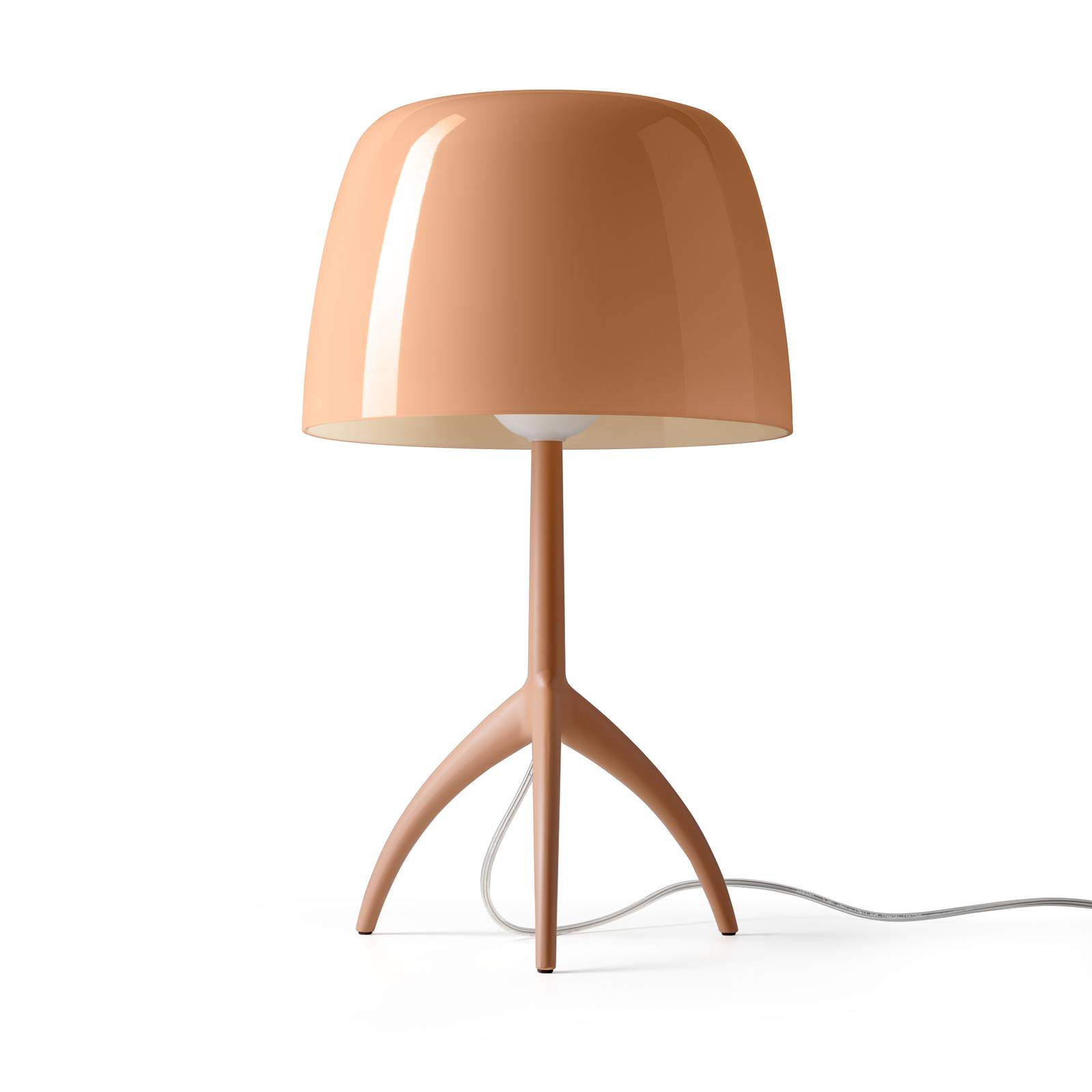 Foscarini LED-Tischleuchte Lumiere Nuances, 35cm, rosa, dim.