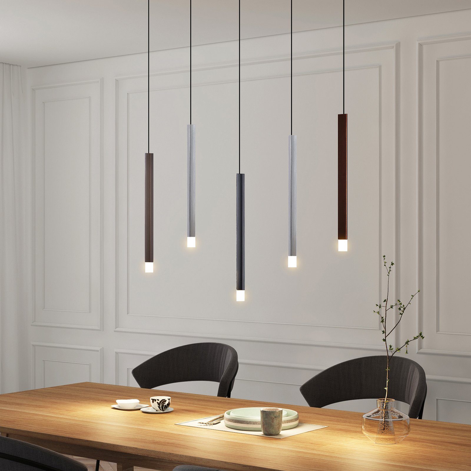 Stoika LED 5 Pendelleuchte Multi - Lucande