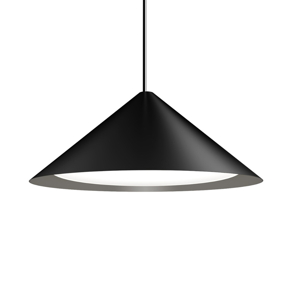 Keglen 650 LED Candeeiro Suspenso Black - Louis Poulsen