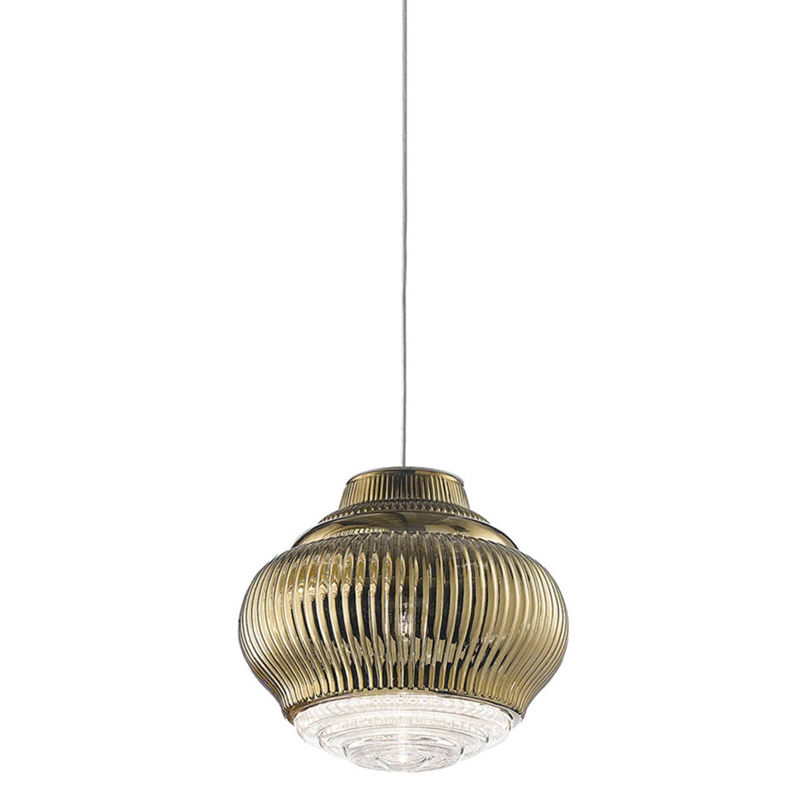 Pendellampe Bonnie 130 cm altgold metallic günstig online kaufen