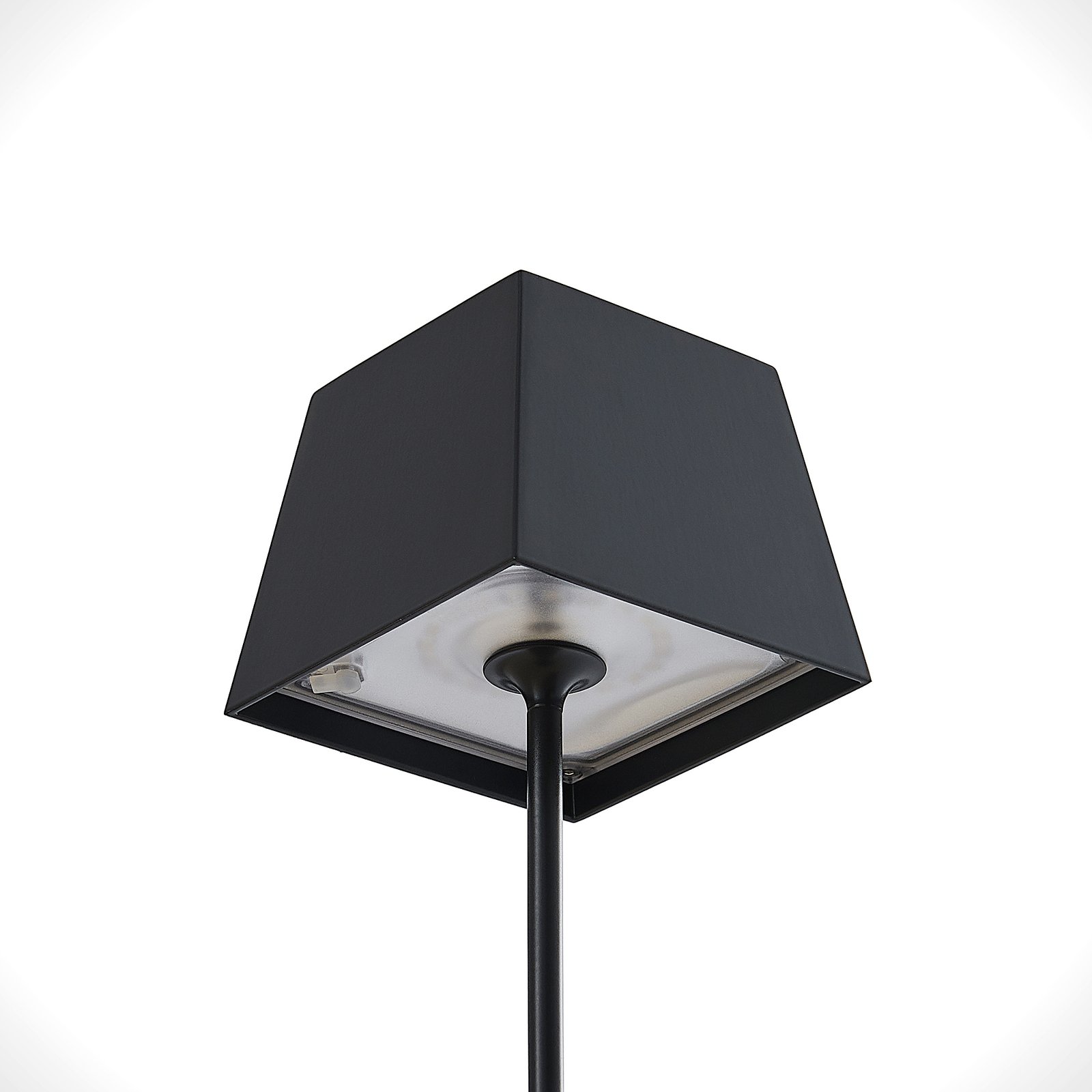 Lucande Patini LED-bordlampe t. udendørs brug sort