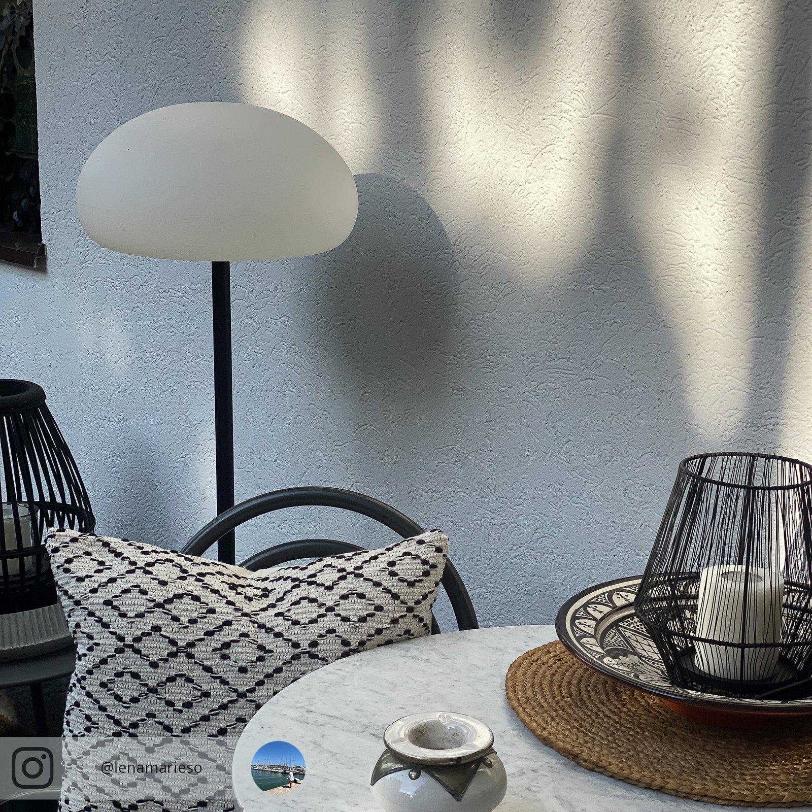 Sponge 34 Floor Lamp Black/White - Nordlux