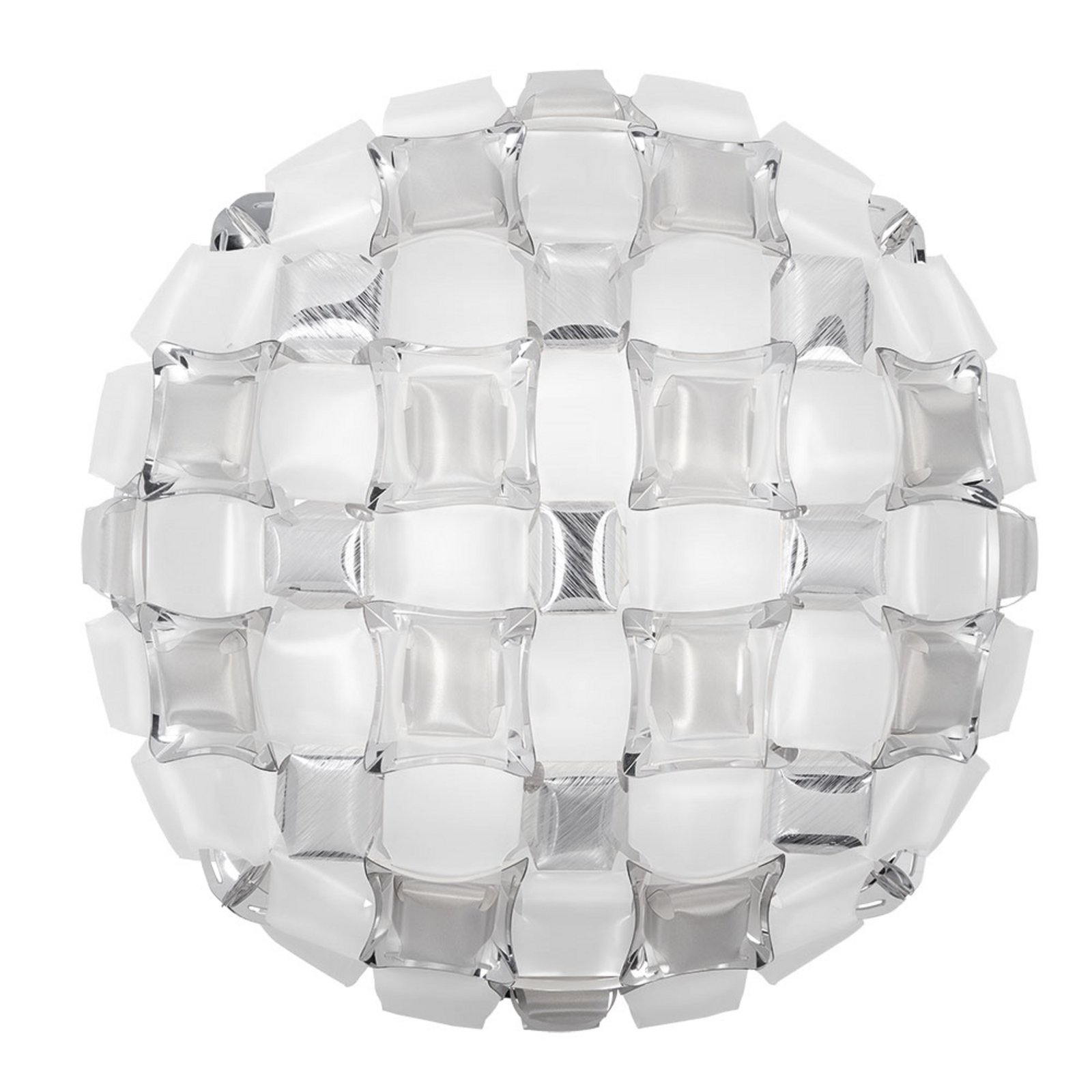 Mida Candeeiro de Tecto/Candeeiro de Parede Large White/Platinum - Slamp