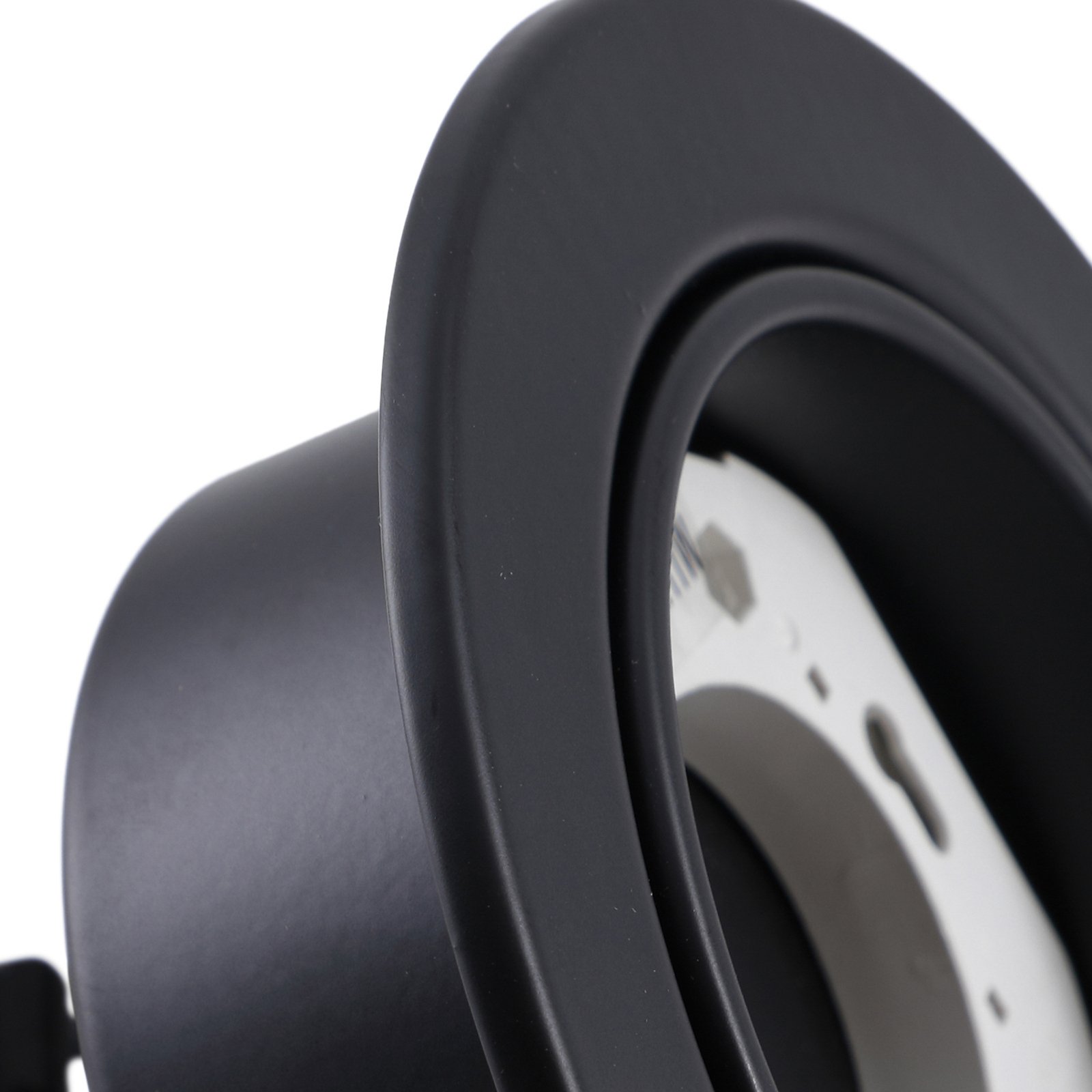 Lindby luci da incasso Jyla, nero opaco, Ø 13 cm, GX53