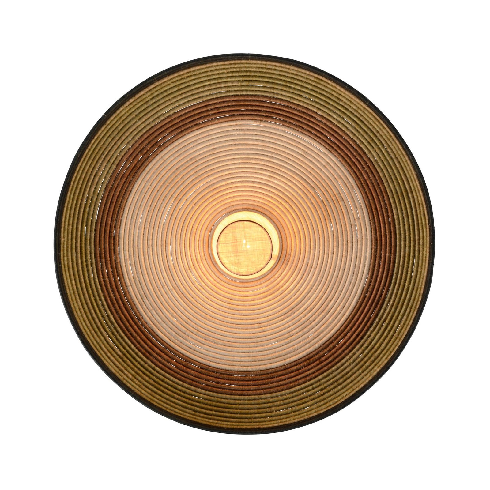 Forestier Grass Wandleuchte aus Abacá-Geflecht