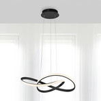 LED hanglamp Maria, dimbaar, zwart