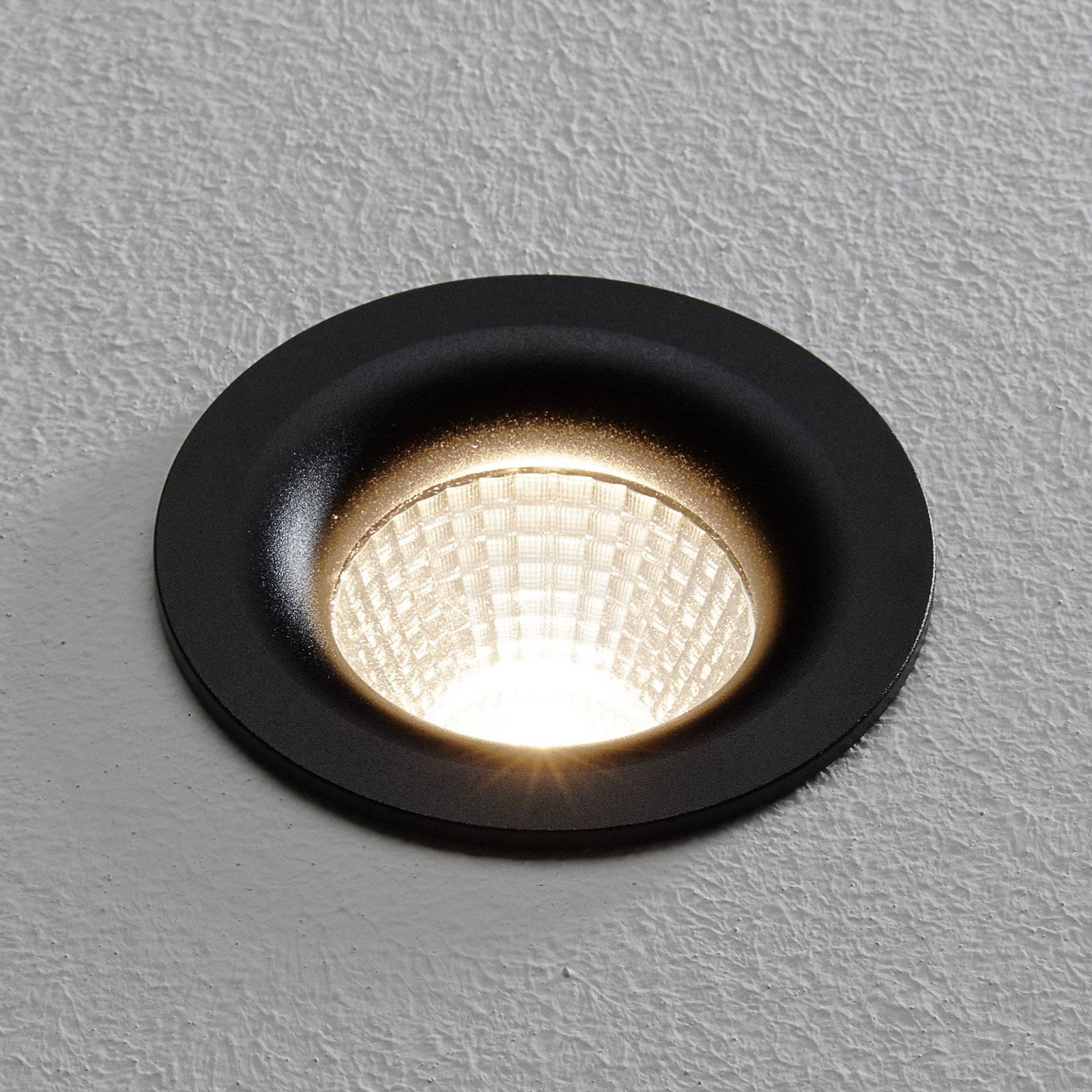 Image of Arcchio Fortio spot LED incasso 3000K 30° nero