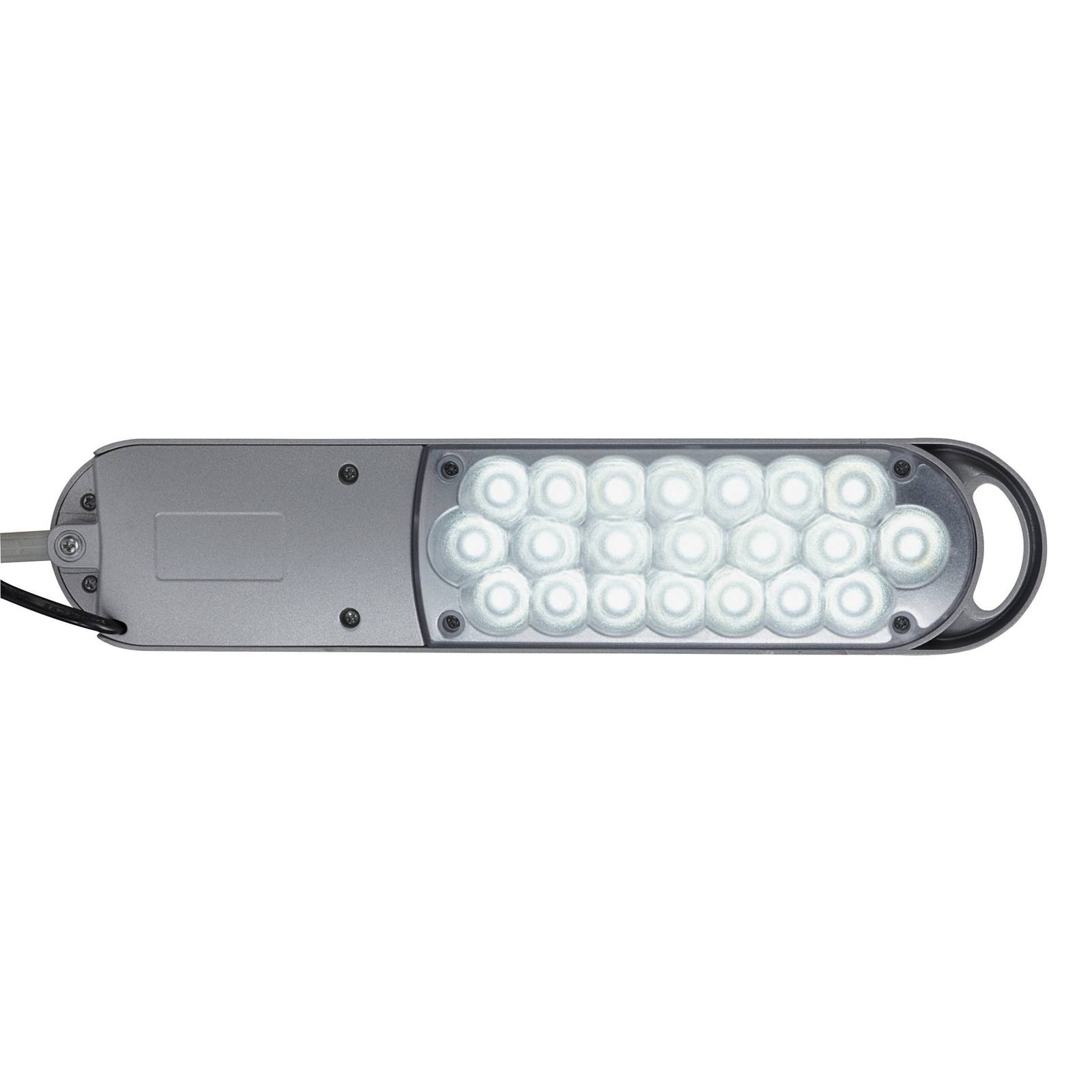 LED asztali lámpa Atlantic rögzítőtalpbal ezüst