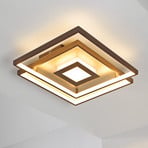LED ceiling light Clou in angular Form