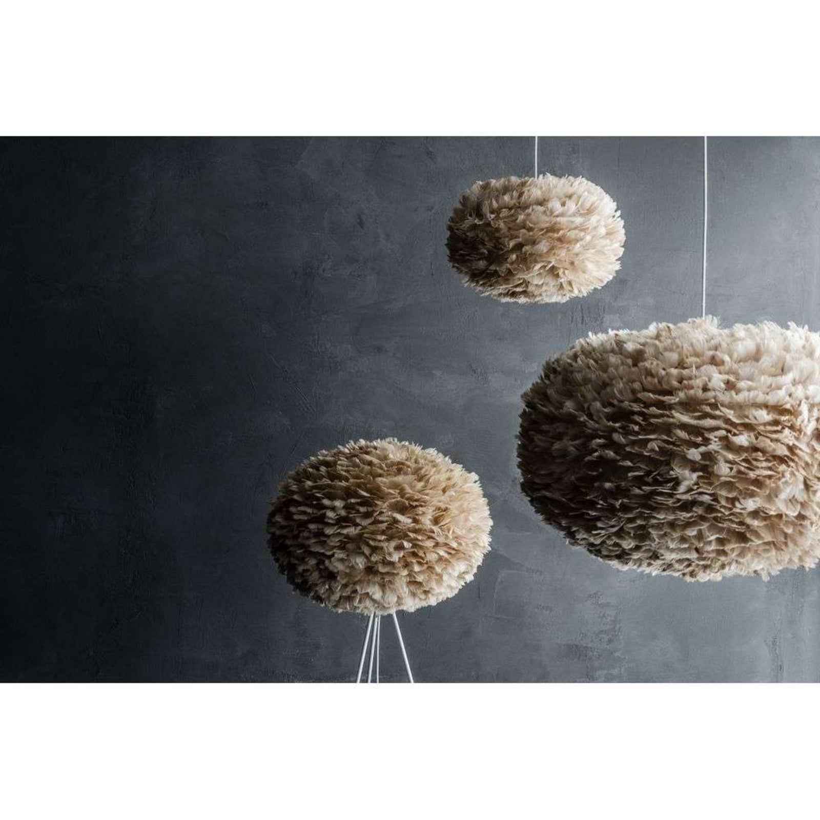 Eos Bordlampe X-Large Lys Brun/Hvid UMAGE - Stue - Andet