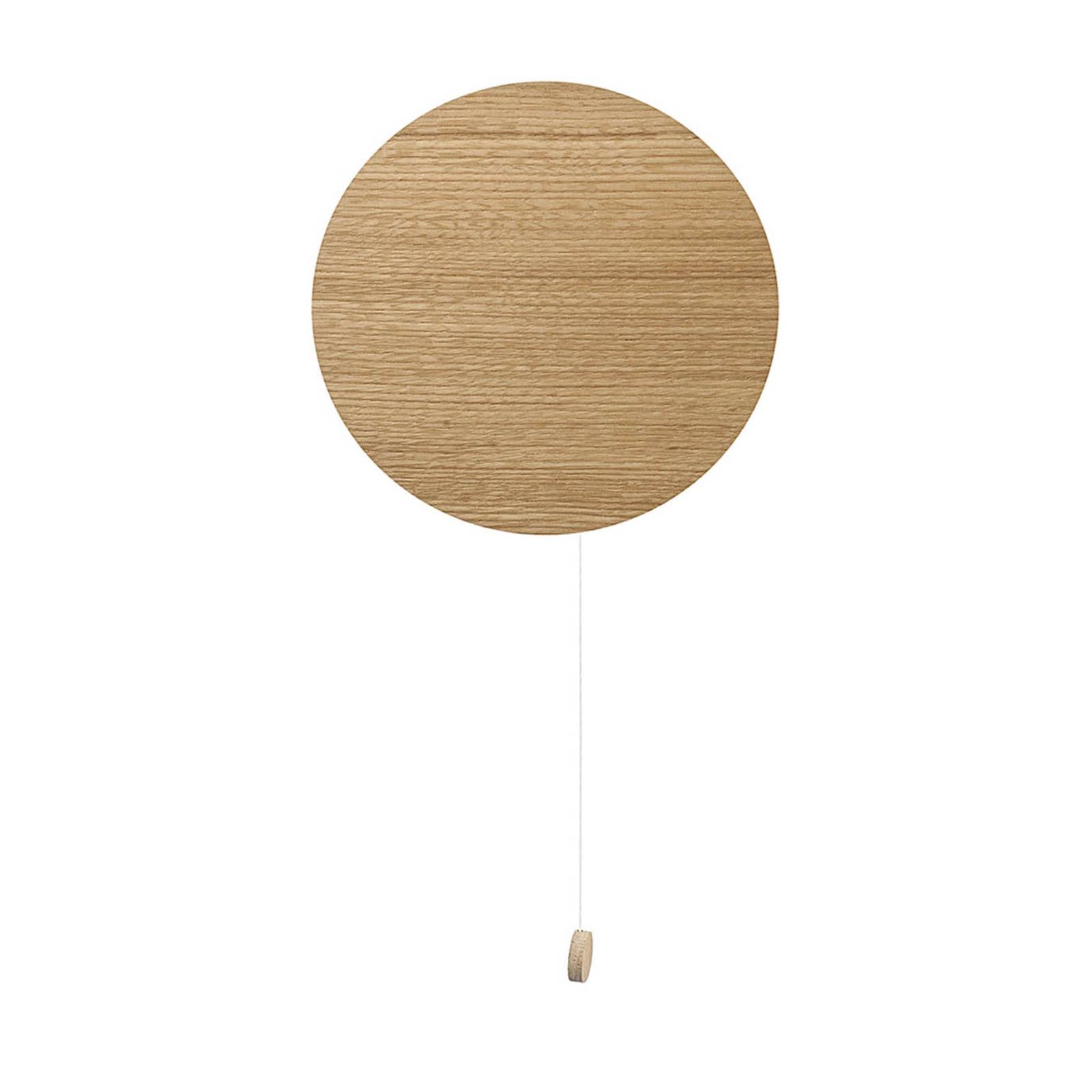 Vägglampa Minimal av ekträ