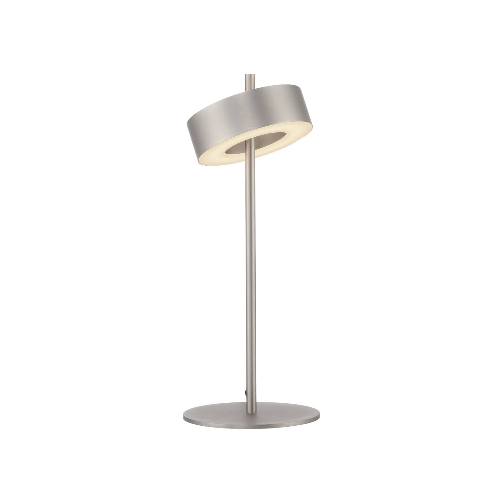 Paul Neuhaus Smart-LED-Tischleuchte Q-Rotate aluminium 40 cm