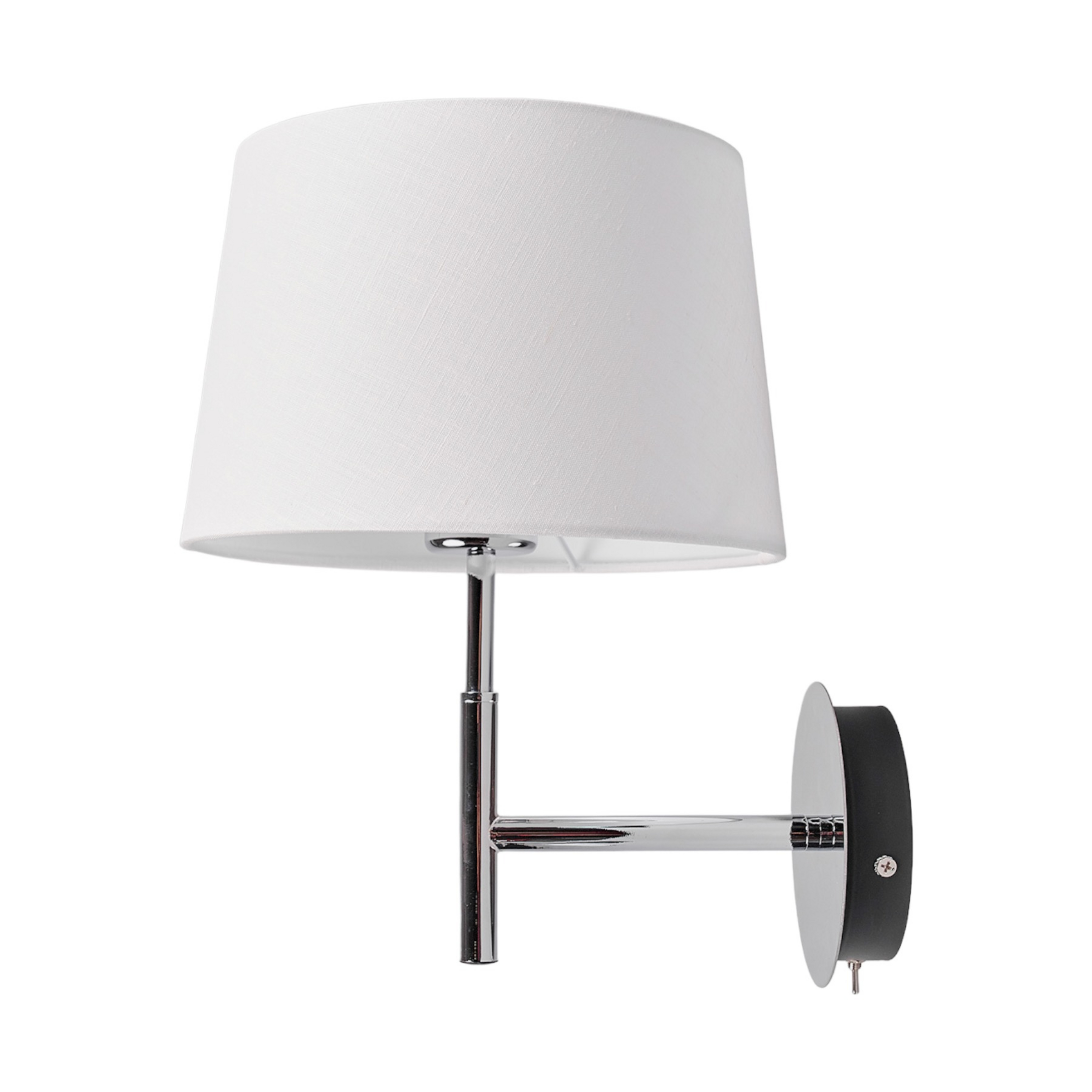 Dorothea Wall Lamp White/Chrome - Lucande
