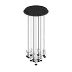 EGLO Stars Of Light Suspension LED Pianopoli noir Ø 50 cm