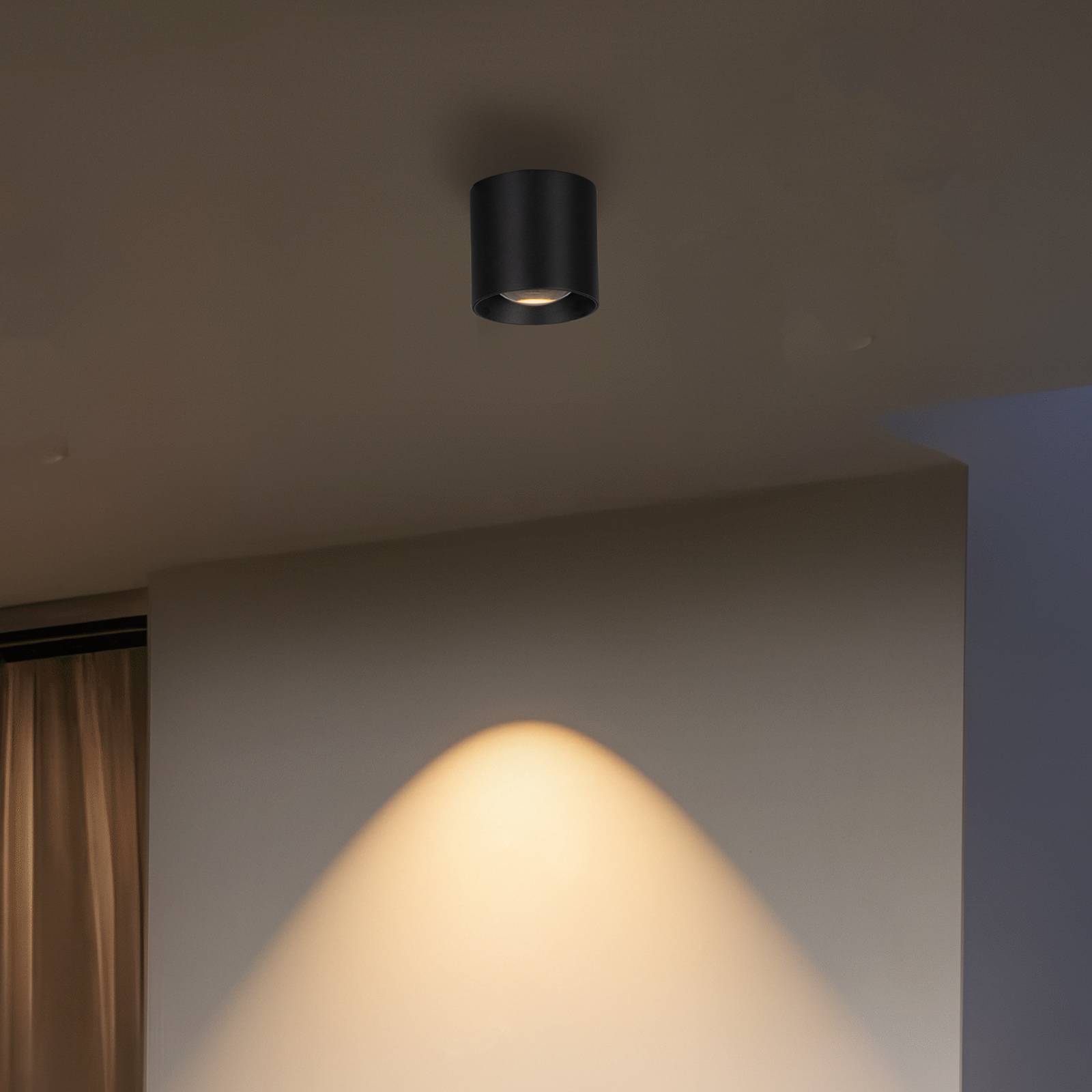 LCD Plafonnier d'extérieur LED 5172, graphite, 9 cm, métal, IP54 CCT