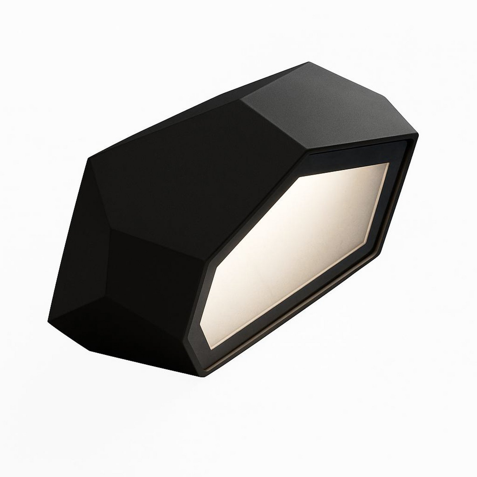 OLEV LED-Sockelleuchte Pepito, schwarz, Metall 2.700 K IP67