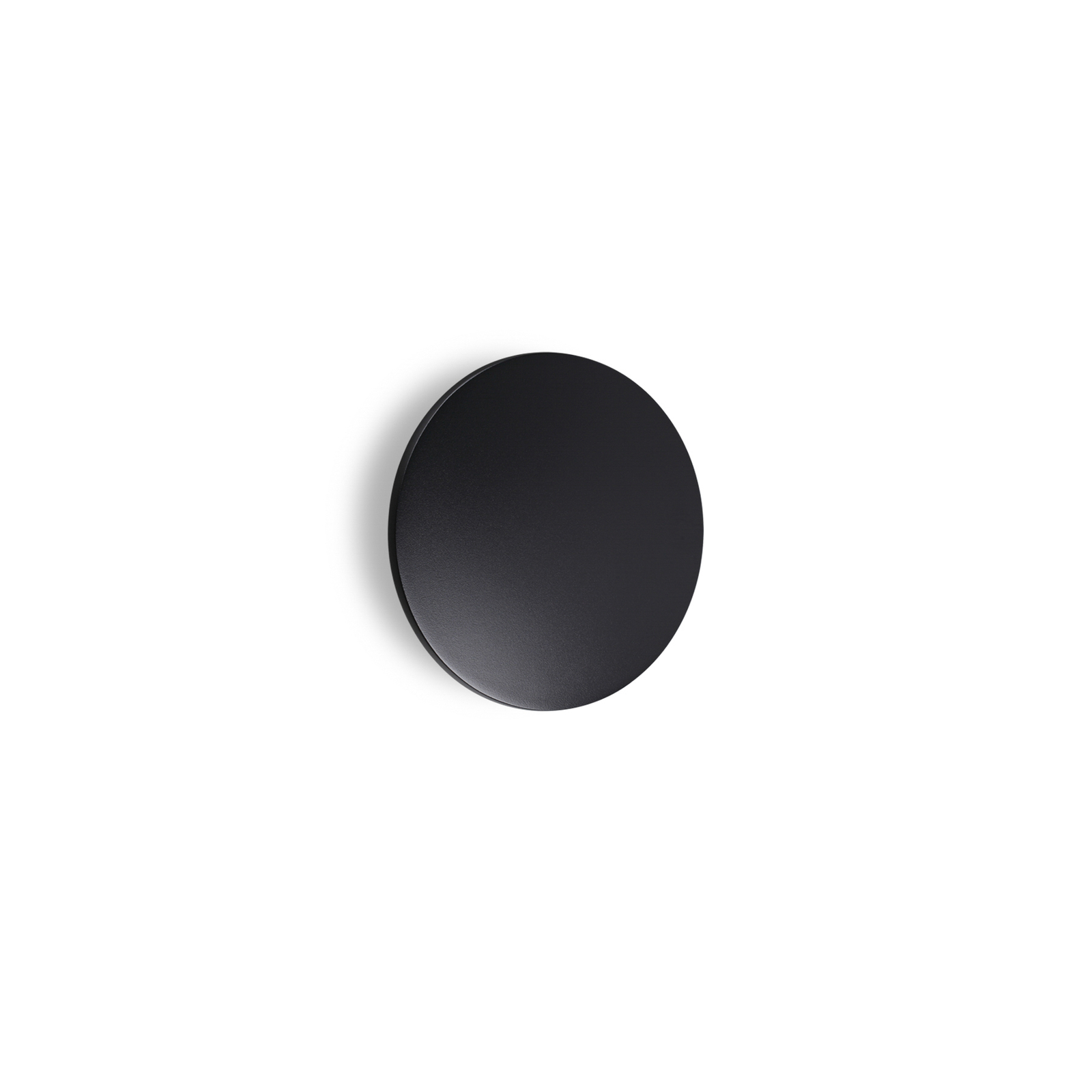 Ideal Lux kinkiet zewnętrzny Punto czarny Ø 24 cm, metalowy