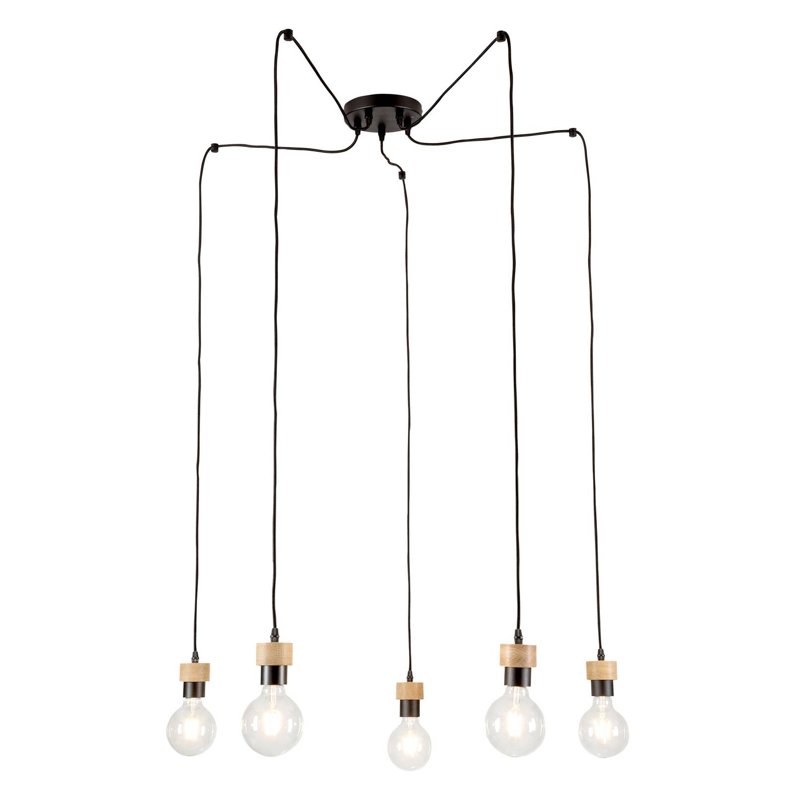 Envolight Merlo suspension décentrée à 5 lampes