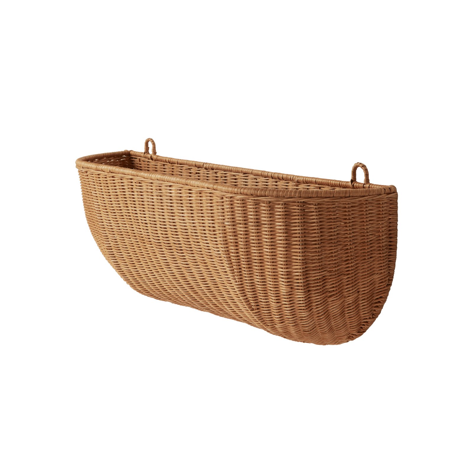 Braided Wandkorb, 75 cm x 14 cm, Rattan - ferm LIVING