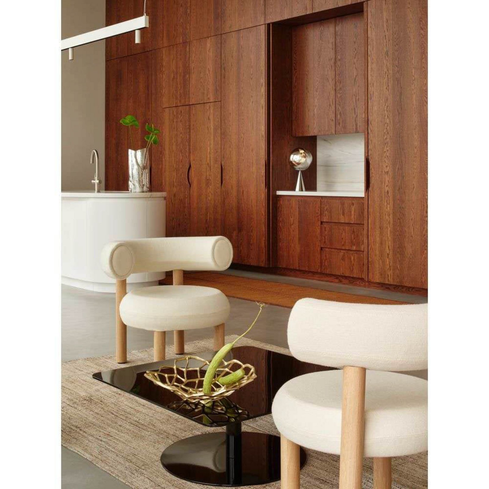 Bone Schale Large Brass/Gold - Tom Dixon