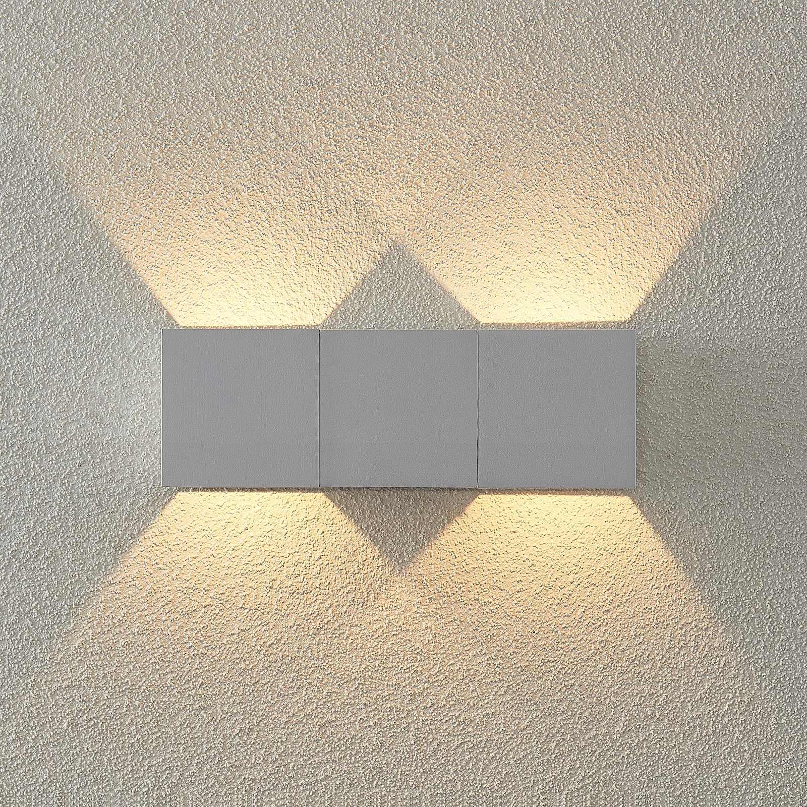 ELC Vanda udendørs LED-væglampe, hvid