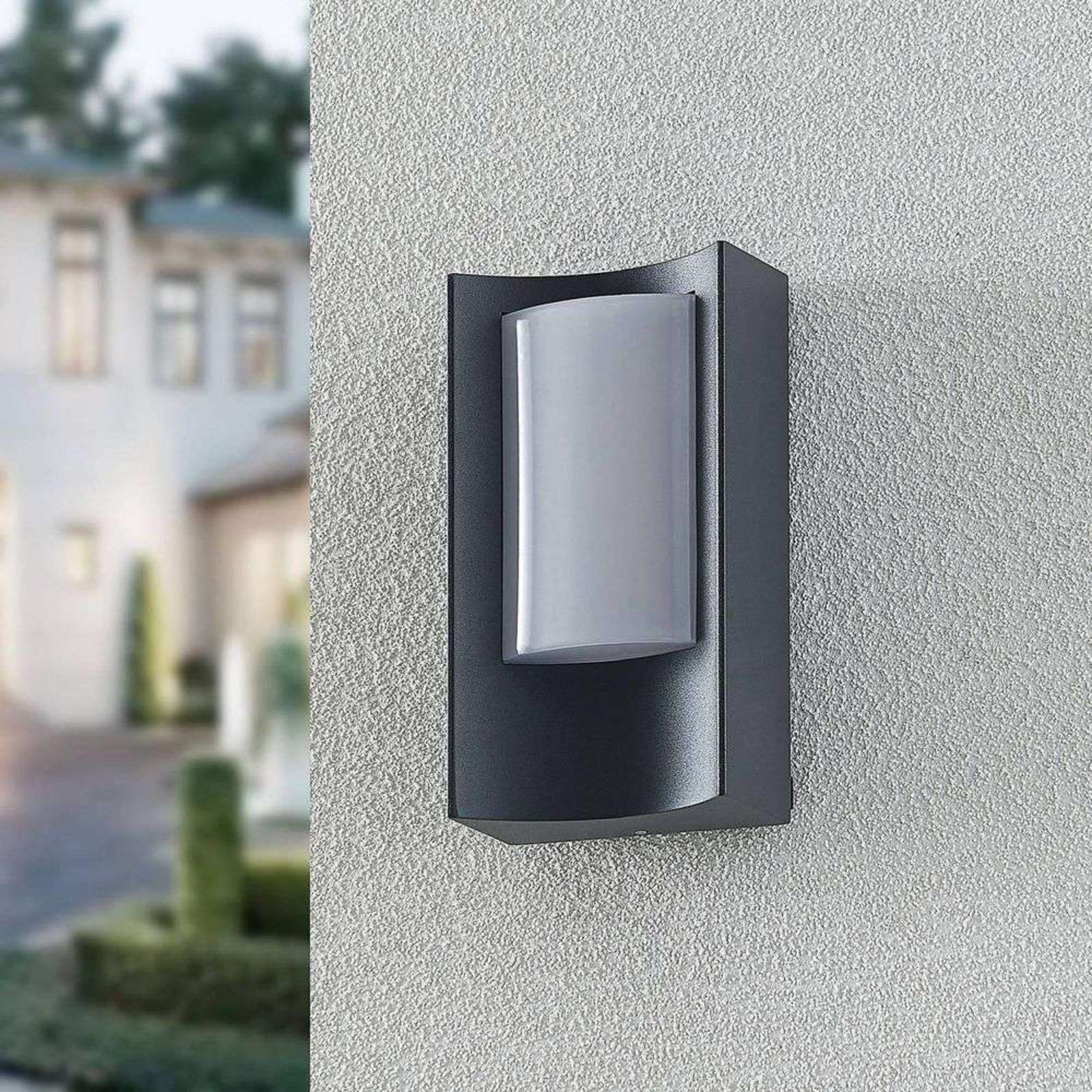 Olega LED Aplica de Exterior Dark Grey - Lindby