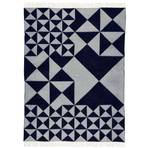 Mirror Throw Wool 130x198 Blue - Verpan