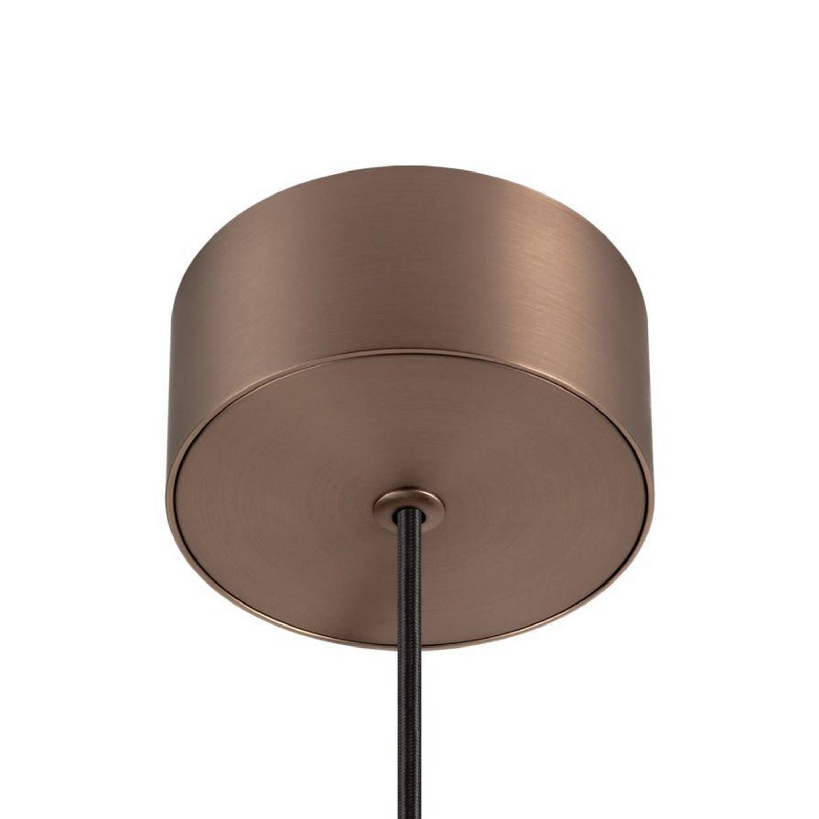 SLV Lampa wisząca LED Quimera, kolor miedziany, Ø 8 cm, CCT