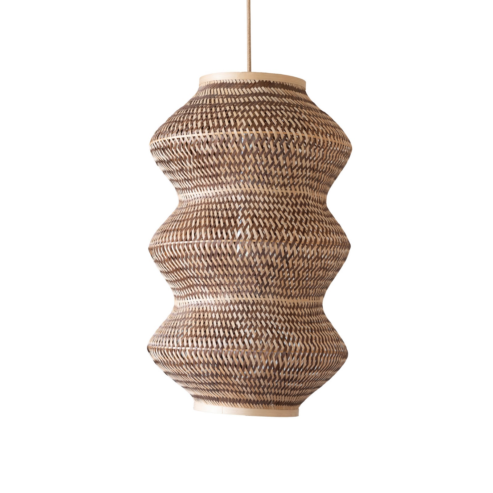 GOOD & MOJO Suspension Barbados, naturel/marron, Ø 40 cm, E27 GOOD & MOJO Suspension Barbados, naturel/marron, Ø 40 cm, E27